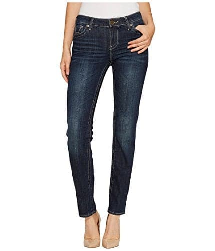 KUT from the Kloth Stevie Straight Leg Jeans Wise Wash W/EUR 14 30