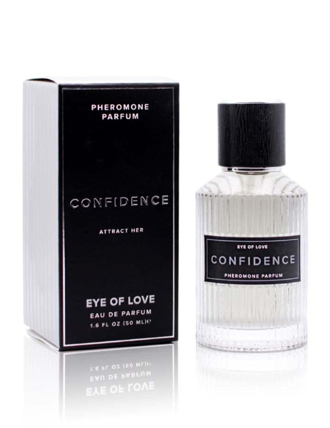 Eye Of Love Confidence Pheromone Cologne for Men - Boost Charisma & Charm - 50ml Deluxe Parfum - Infused with Male Pheromones - Magnetic Allure for Professional & Social Success