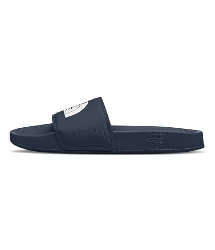 THE NORTH FACE Men's Base Camp Slide III Sandal | Highly Cushioned, Durable TPU Strap & Rubber Outsole, Summit Navy/TNF White, 7