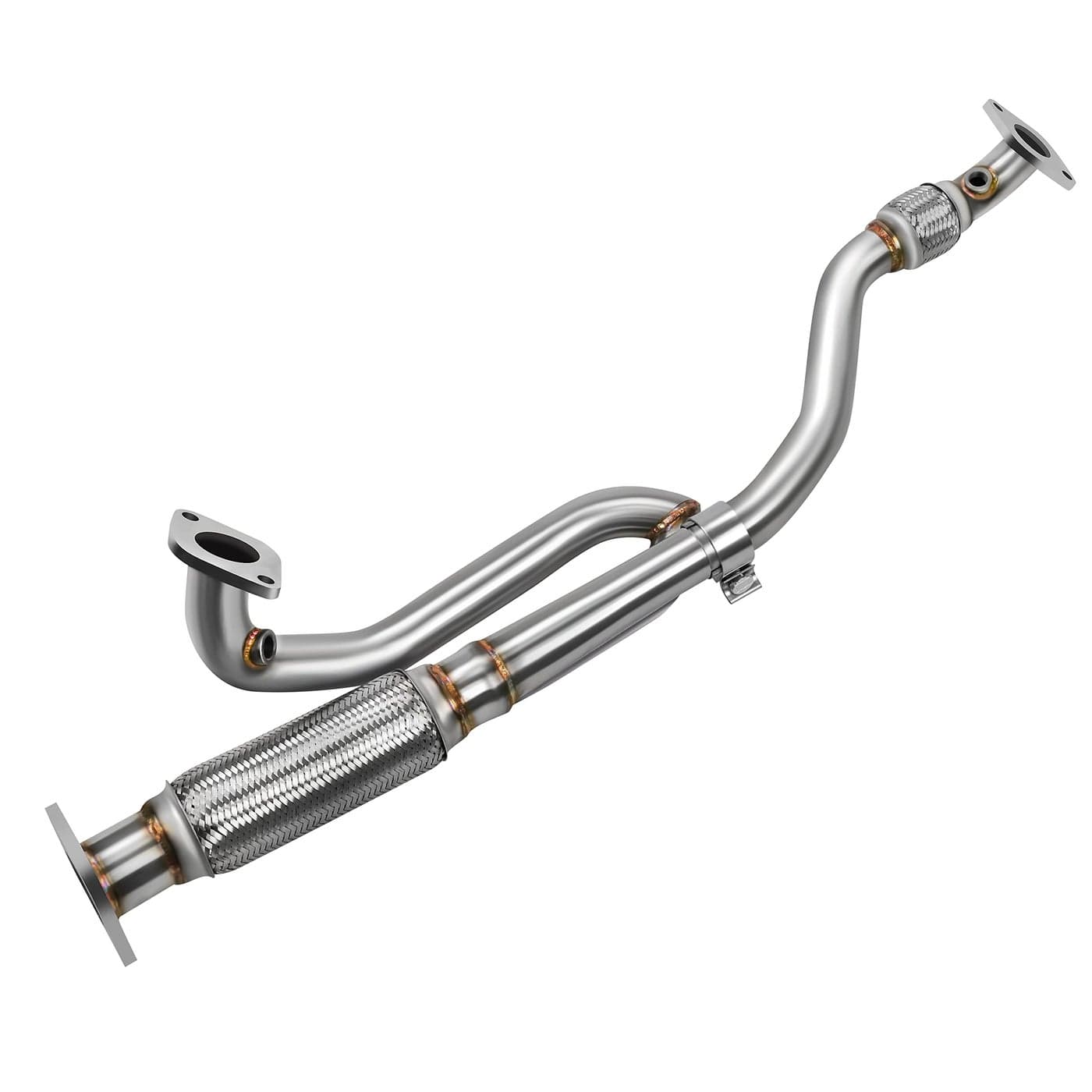 JY PERFORMANCE T304 Stainless Steel Exhaust Flex Y Pipe compatible with 20092017 Enclave Traverse Acadia Outlook 2PCS Design