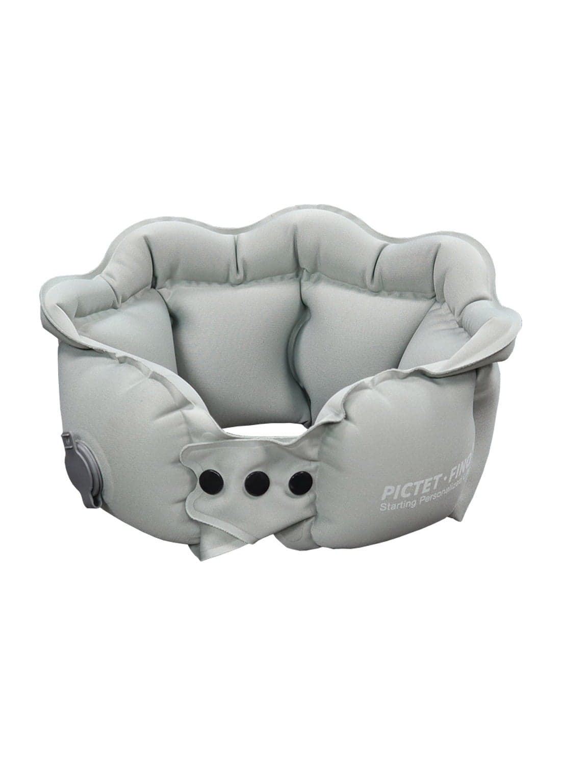 Inflatable Neck Pillow Travel-Friendly Portable Neck Pillow - Grey