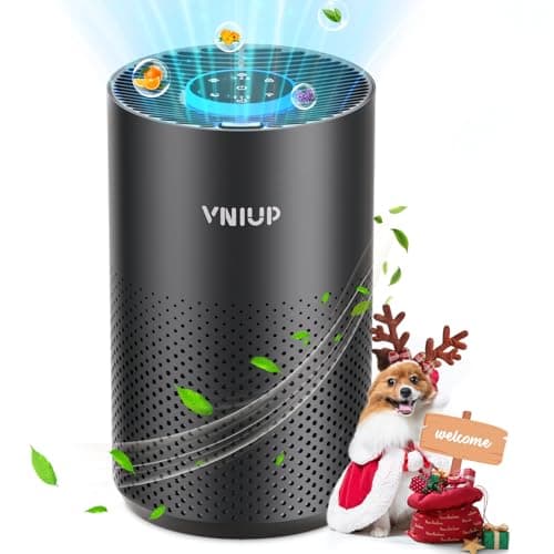 Air Purifiers for Bedroom Home up to 1350 ft Vniup H14 True HEPA Room Air Purifiers for Bedroom with Fragrance Function Sleep Mode Light Mode Air Cleaner for Pet Dander Odor Dust Smoke