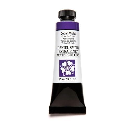 DANIEL SMITH Extra Fine Watercolor Paint 15ml Tube Cobalt Violet Deep 05 fl oz Pack of 1