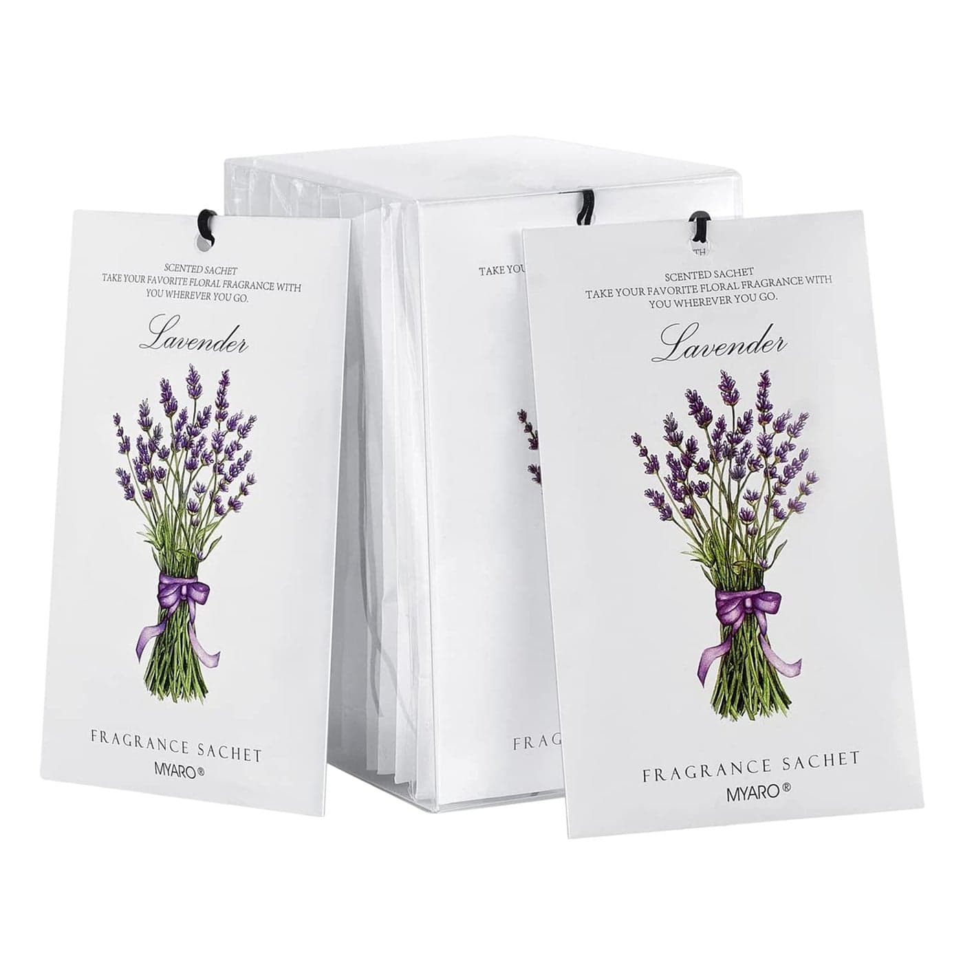 MYARO 12 Packs Lavender Scented Sachets Air Freshener for Drawer and Closet LongLasting Sachets Bags Drawer deodorizers Fresh Scents Home Fragrance for Lover