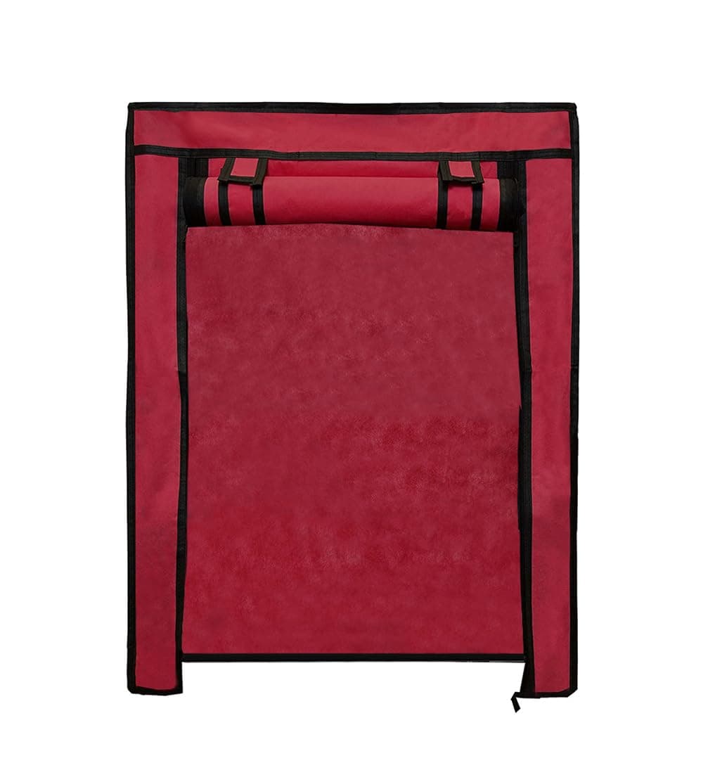 RAXON WORLD Cover for Shoe Rack Home Only for 5-Layer Portable Foldable Shoe Stand Non Woven Zipper Fabric Cover