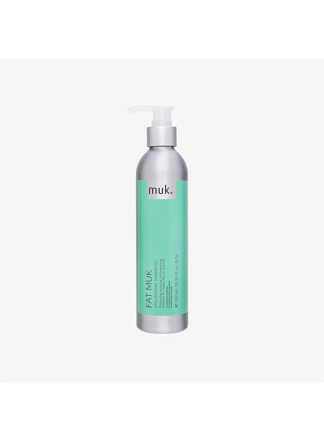 muk Haircare Fat muk Volumising Shampoo, Thickens & Strengthens Hair - 300ml