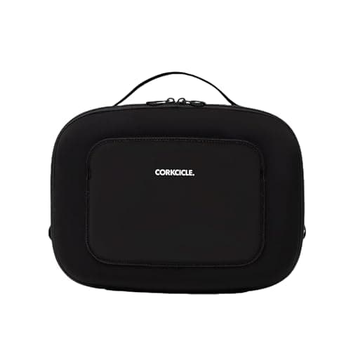 Corkcicle Lunchpod Insulated Lunch Bag - Crush-Proof Design - Food Safe Interior - Exterior & Interior Pockets - 11” x 8.75” x 4” - Summer Gift - Keeps Food Cold - Black Neoprene