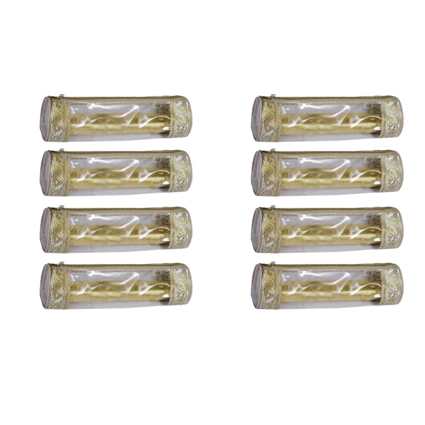 Home Store India Premium Single Rod Bangle Holder for Travel and Storage Pck of 8 Golden