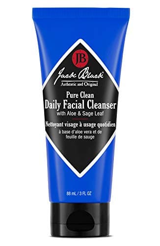 Jack Black Pure Clean Daily Facial Cleanser for Men - Mens Face Wash, Jack Black Face Wash Men's, Face Wash for Men, Face Cleanser for Men, 2-in-1 Mens Facial Cleanser & Toner, Gifts for Men, 3 Fl Oz