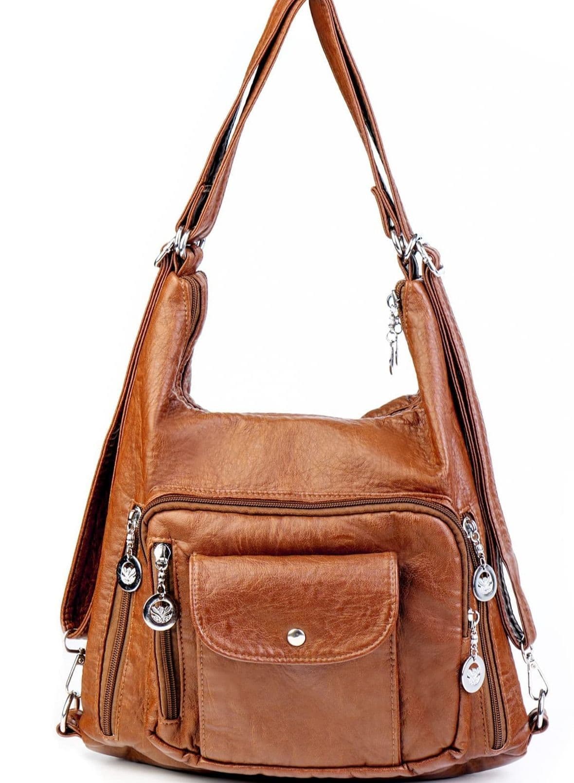 Women Handbags Hobo Bag Tote Bags Shoulder Soft Washed Leather Multifunctional Messenger