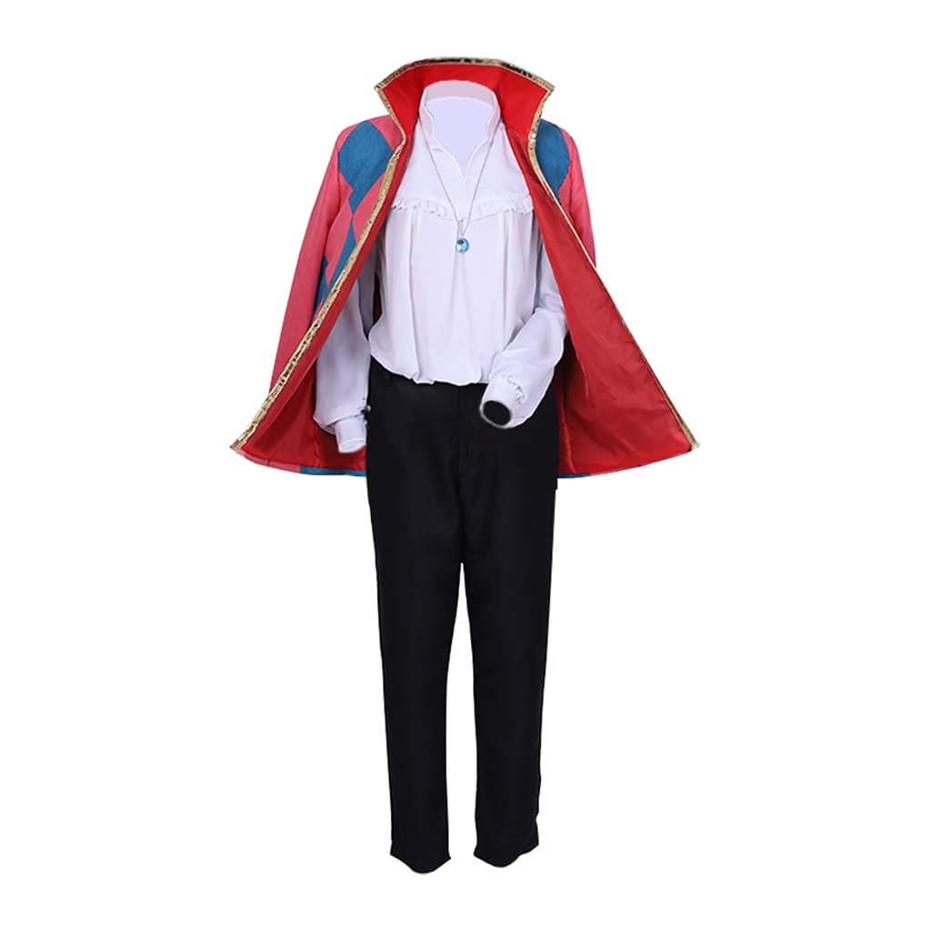 Mens Anime Cosplay Costume Pendragon Jacket Suit Outfit Pink L
