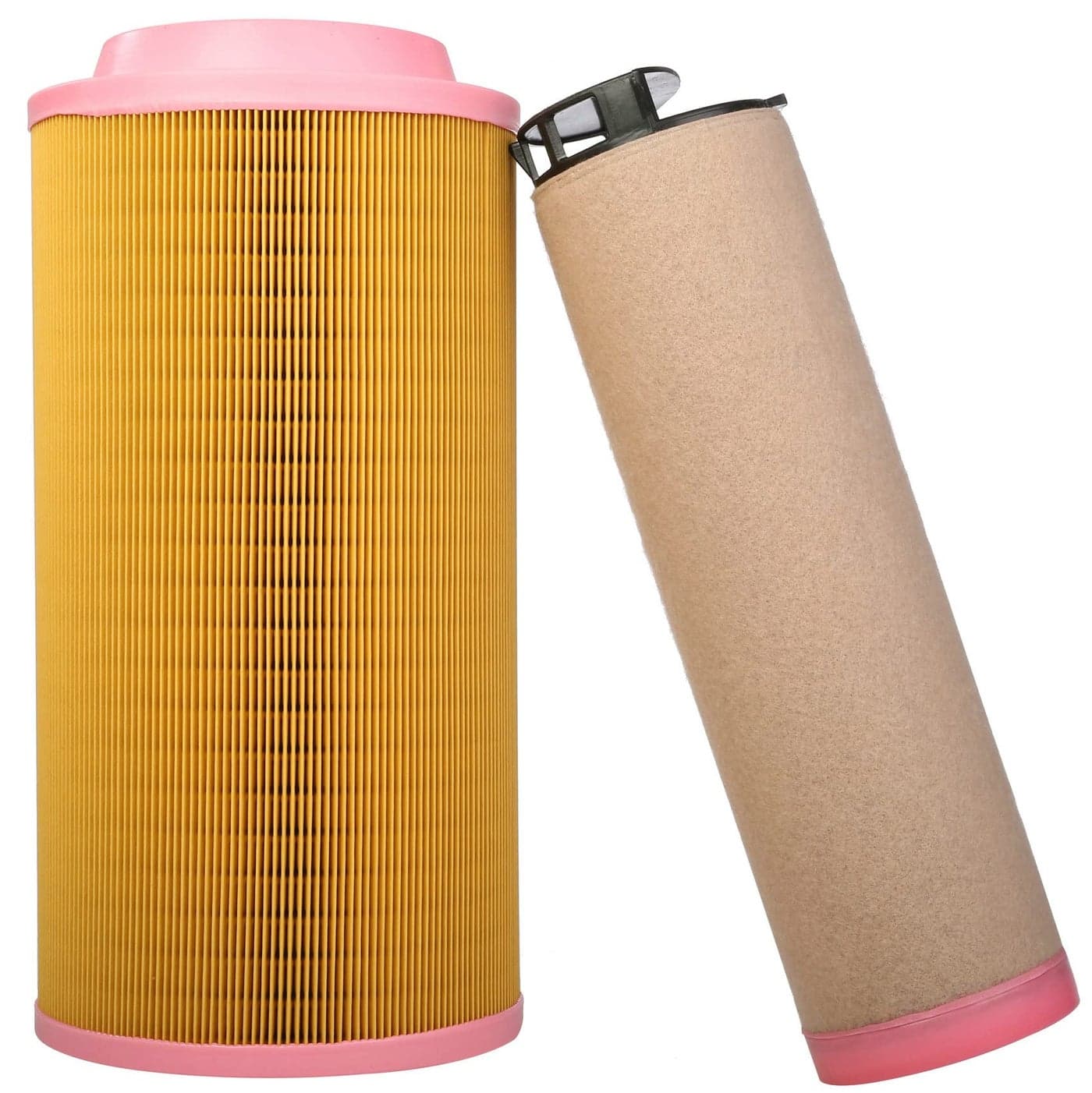 TONNISI C20500 + CF500 Air (H&V) Filter Kit Replaces 49131, 49132, 222-9020, 2229020, P778994, P780036, RS3992, RS3993, AF26395, AF26396, 1613740800, 6.2085.0, 6211474300, 54672522 Fit Air Compressor