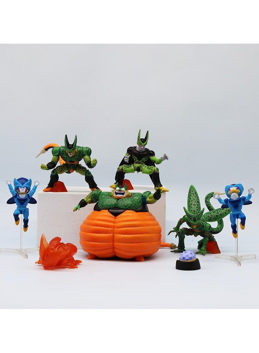 Dragon Ball 8 Styles of Cell's Full-form Villain Figure Model Doll Ornaments