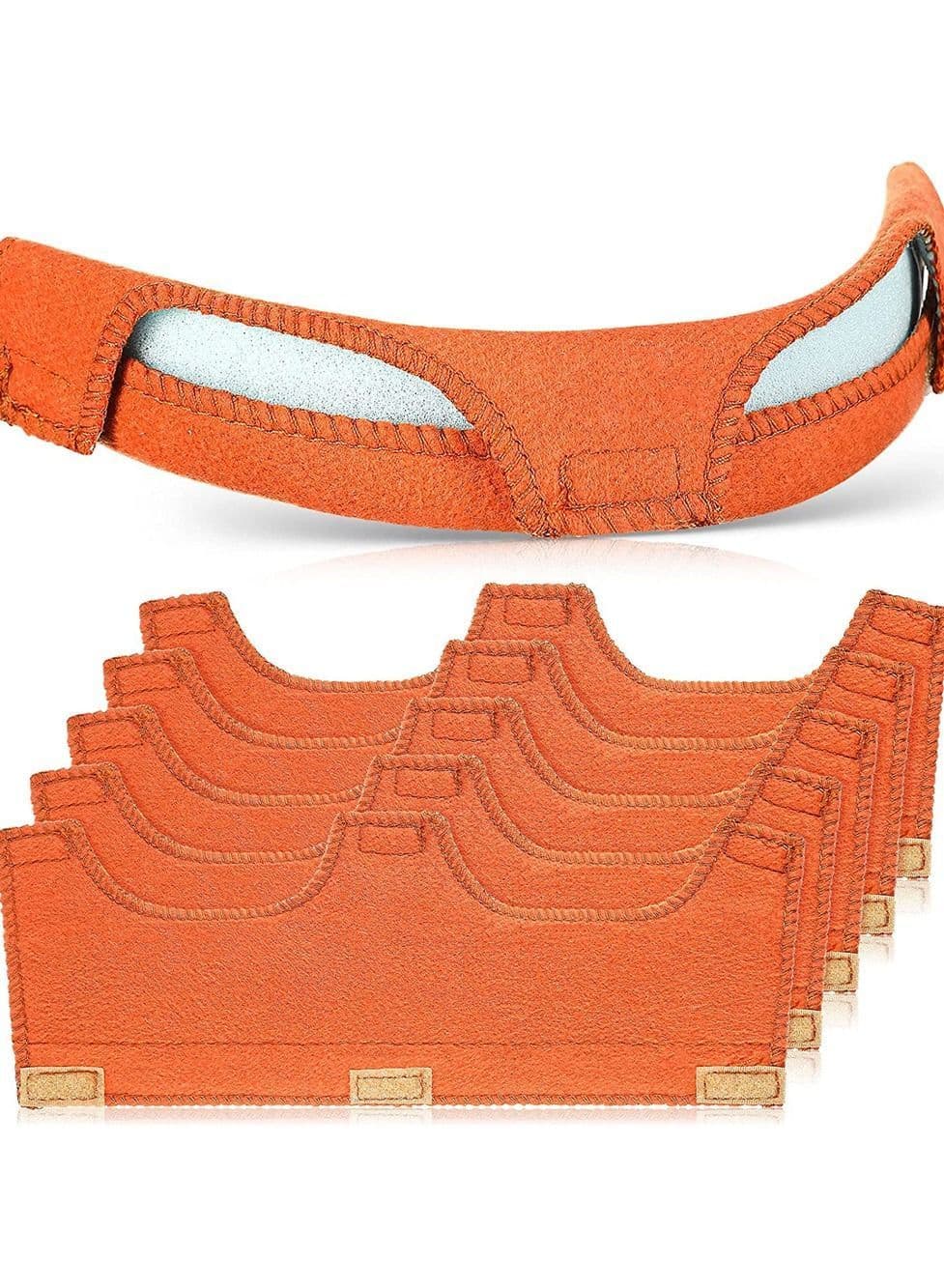 Hard Hat Sweatband, Liners Helmet Welding Antiperspirant Belt Washable Cotton Sweatband Air Cushion Comforter Pad Safety Snap Accessories (6Pcs)
