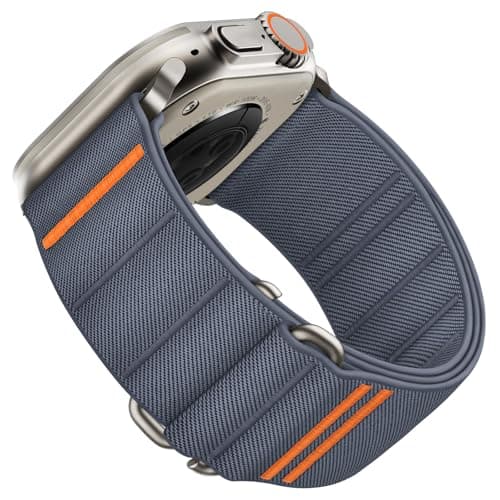 Suitisbest Sport Bands Compatible with Apple Watch Ultra Band 49mm 46mm 45mm 44mm 42mm Men Stretchy Nylon Sport Loop Strap with SHook for iWatch Series 11 10 9 8 7 6 5 4 3 2 1 SE 3 2 1 Ultra 3 2 1