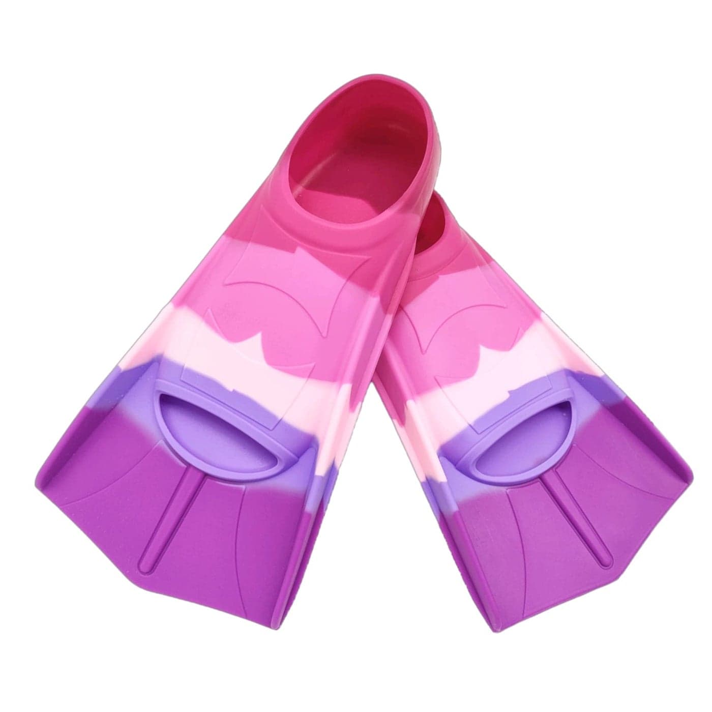 Gugmoy Kids Swim Fins,Comfortable Silicone Flippers for Swimming and Diving,Size Suitable Beginners Kids Girls Boys Adults (Small, Colorful-C)