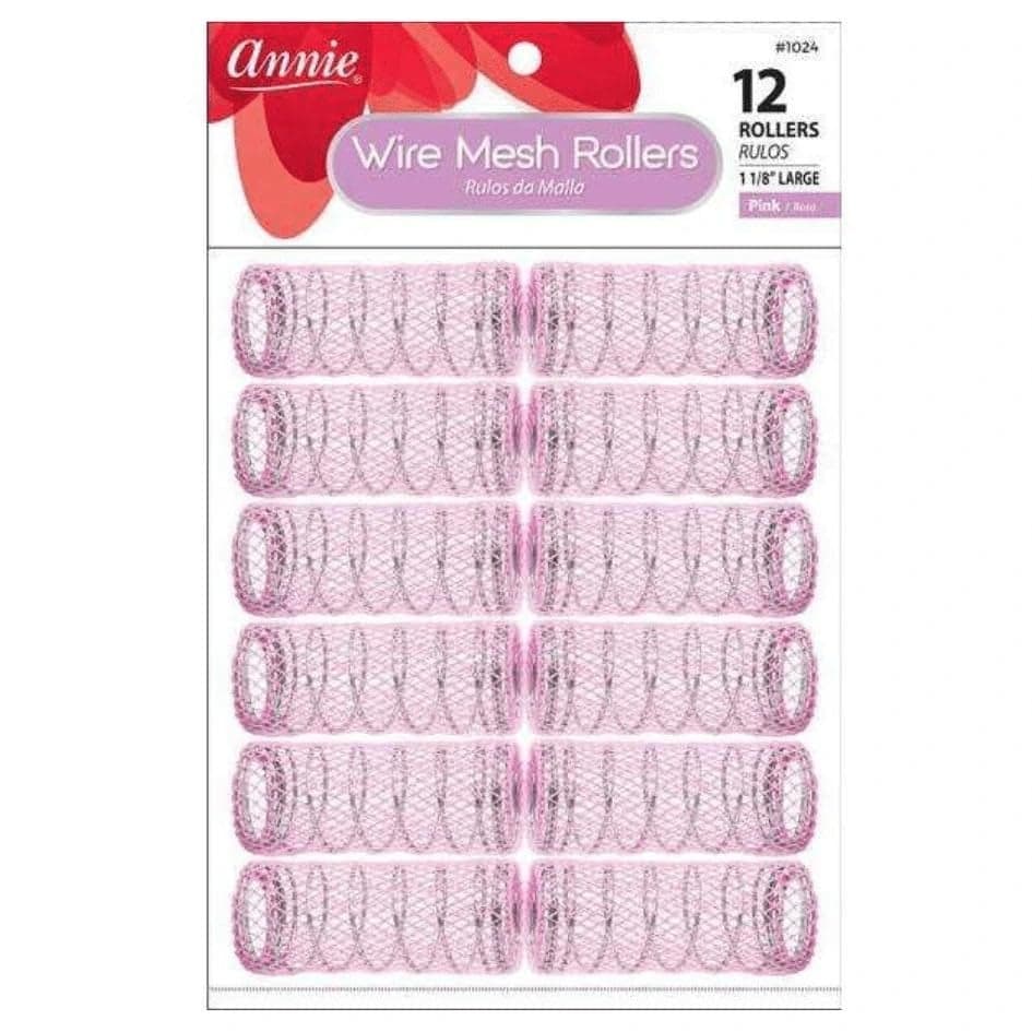 Wire mesh Rollers Wire mesh Hair Roller Purple