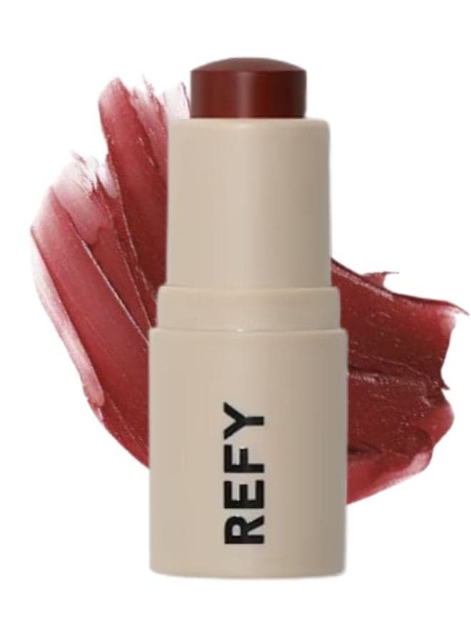 REFY Lip Blush – Canyon | Deep Reddy Brown, Soft-Blur Hydrating Tint, 0.16 oz / 4.7 g