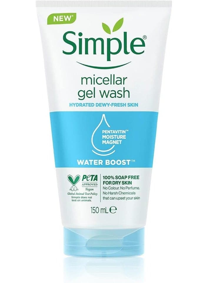 simple micellar facial gel wash 150ml