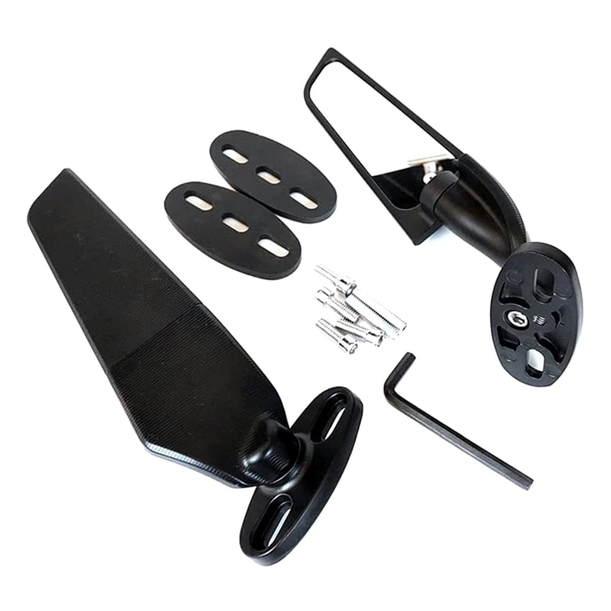 Adjustable Rotating Wing Fin Rearview