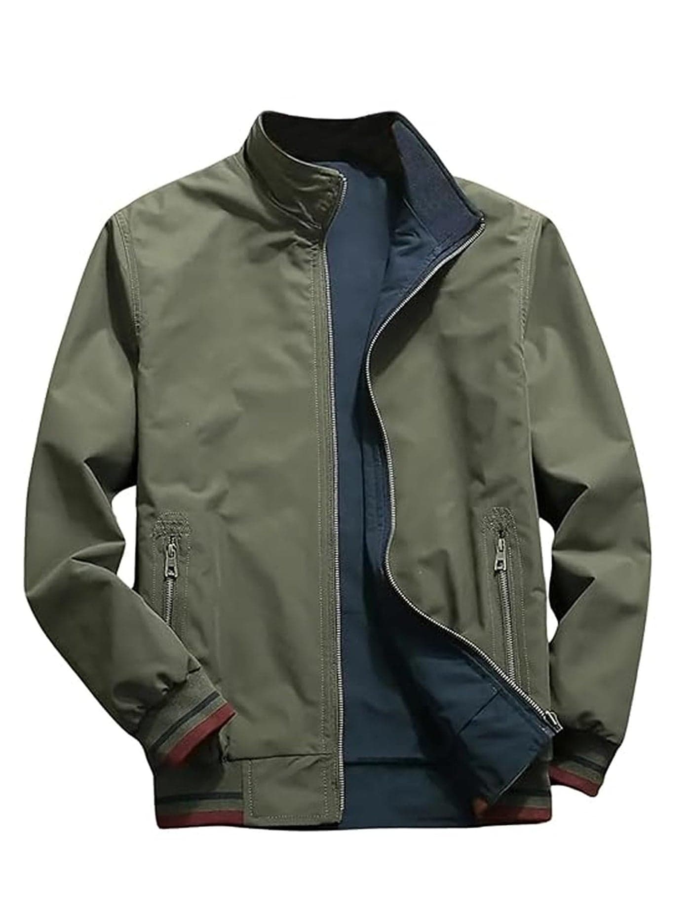 Lymio Jackets || Jacket for men || Lightweight Outwear Jacket (J-06-Green-XL)