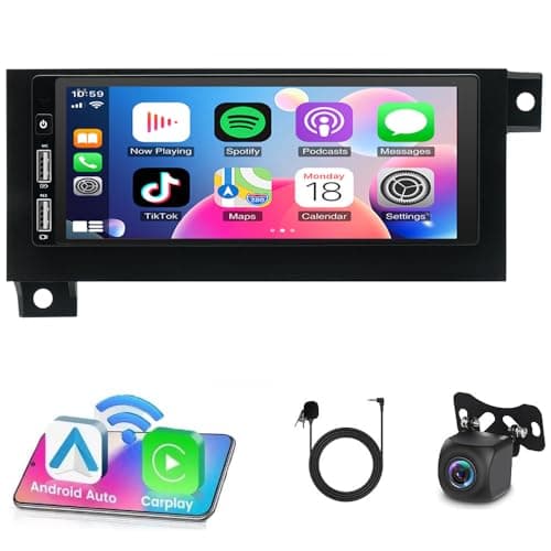 Surakey Android 15 Upgrade Car Stereo for Jeep Cherokee 1997-2001 Radio, for Jeep Grand Cherokee 1993-1998 for Wrangler 1997-2002 6.86 inch for Carplay Wireless Android Auto GPS RDS FM 2 DIN 2+32G