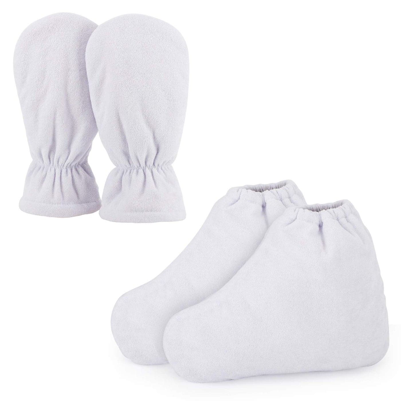 Paraffin Bath Mitts Segbeauty Thick Snug Elastic Opening Paraffin Wax Glove and Bootie with Double Terry Clothes for Heat therapy Hand and Foot Bags for Thermal SPA treatment Paraffin Machine