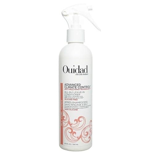 Ouidad Advanced Climate Control Leave In Conditioner for Curly Hair 85 fl oz MultiUse Curl Leave In Conditioner Heat Protectant Spray Sulfates Parabens CrueltyFree Curly Hair Products