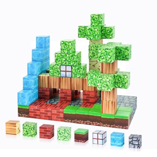 civan Magnetic Blocks 63pcs Magnetic Building Blocks for Kids Boys Girls Age 3458 9 10 Game Sensory STEM Constructions Toys Birthday Easter Gifts for Boy Girls