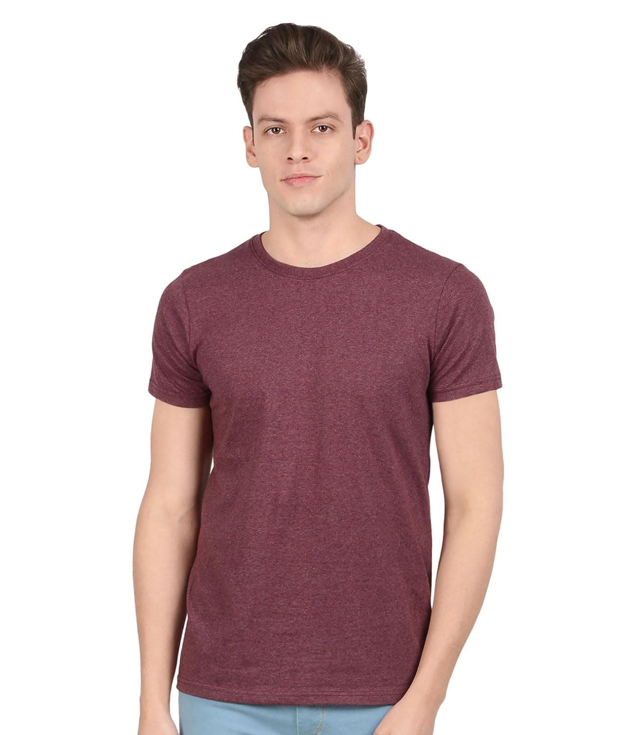 Scott International Cotton T-Shirt | Plain Round Neck T-Shirt | Stylish Pack of 1