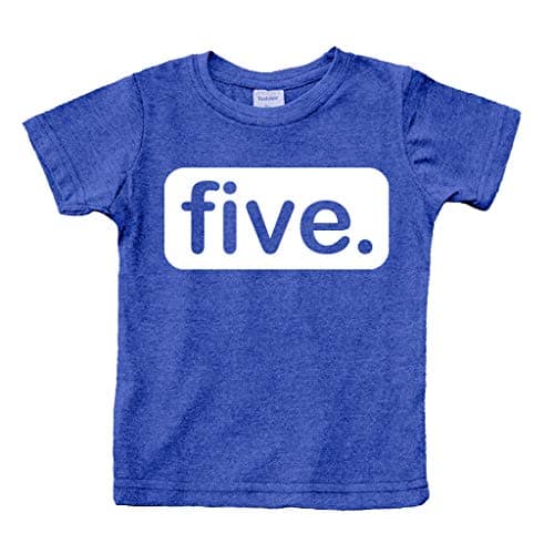 Unordinary Toddler 5th Birthday Shirt Boys 5 Year Old Birthday boy Five Shirt Gifts Fifth (Charcoal Blue, 6 Years)