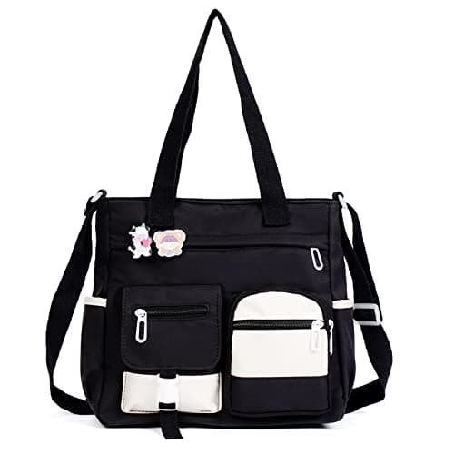 Phaoullzon Crossbody Cute Bag for Teens Kawaii Messenger Purse Nylon Shoulder School Tote Bags