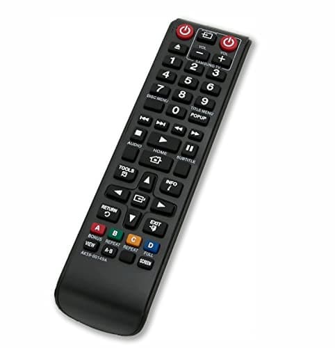 Replacement Remote Control for Samsung BD-JM57 BD-J5700/ZA BD-FM51C BD-FM51C/ZA Blu-ray Disc Player