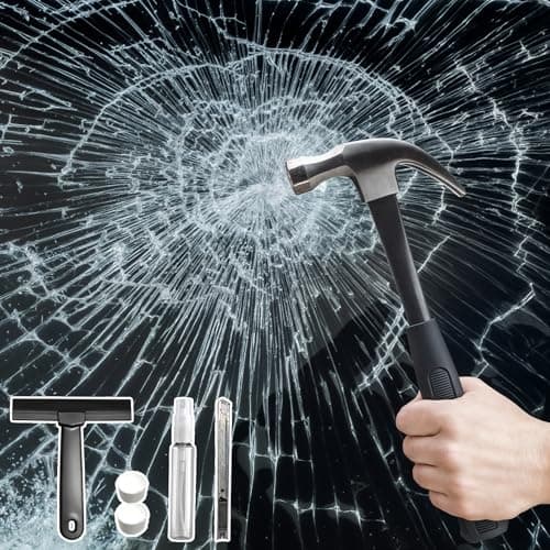DUOFIRE Window Security Film Premium 4 Mil Tempered Glass Window Film for Enhanced Safety Adhesive AntiShatter for Supermarket Display Cabinet Home Office Windows 118 x 787 inClear