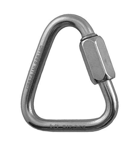 US STAINLESS Stainless Steel 316 Delta Quick Link 1/4" (6mm) Marine Grade Triangle