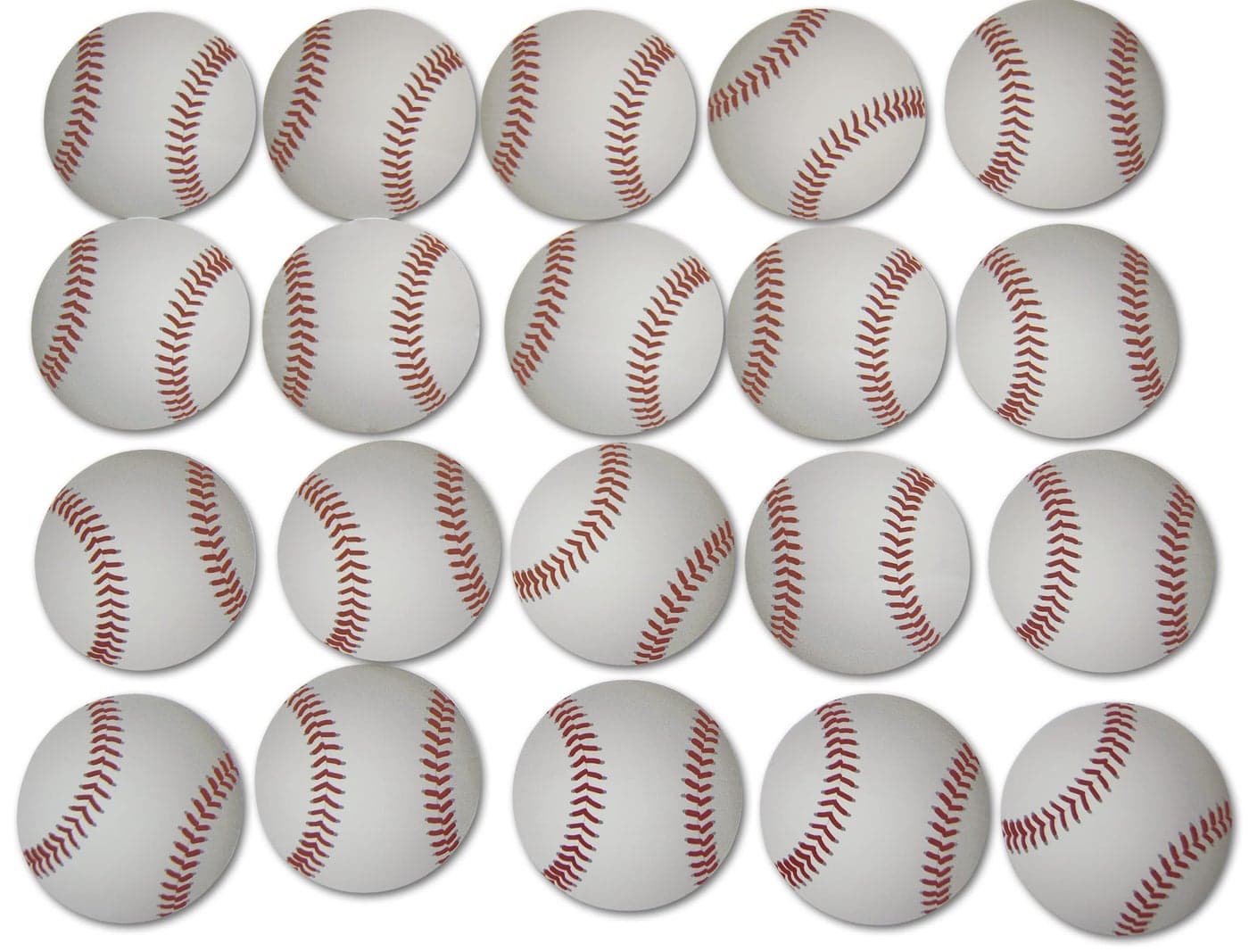 Novel Merk Baseball Sports Ball Vinyl Stickers 2 Round Individual Decals for Laptop Water Bottle Phone Party Favors Decor Adheres to Clean Surfaces Waterproof Repositionable 20
