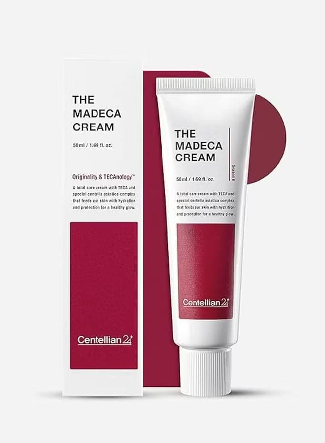 The Madeca Cream 50ml, Moisturizer for Face, Dry or Sensitive Skin, Skin Care
