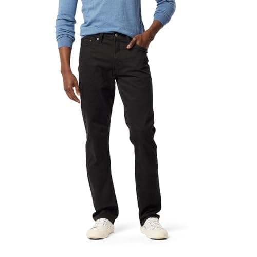 Levi Strauss Signature Gold Men's Athletic Tech Jeans, Raven, 34W x 34L