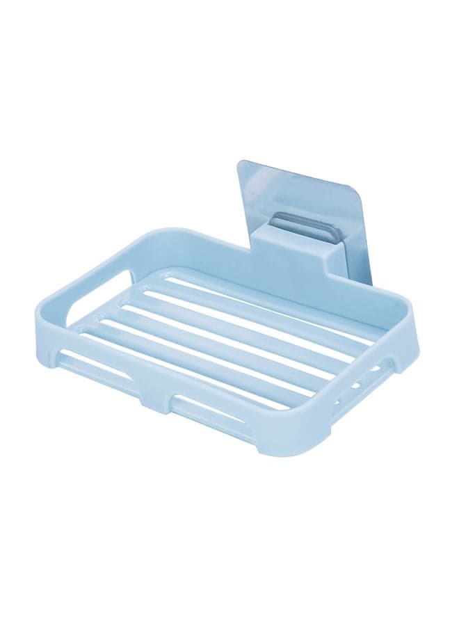 Plastic Soap Dish Blue 13x9centimeter