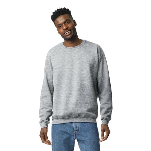 UGP Campus Apparel Gildan Men's Heavy Blend Crewneck Sweatshirt - XX-Large - Sport Grey