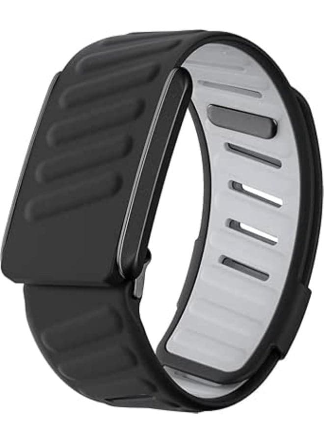 Comfort Durable Silicone Wristband Compatible with Whoop 4.0 Band, Adjustable Soft Strap for Whoop 4.0 Fitness Tracker, Waterproof and Sweatproof, Soft and Flexible for Men Women