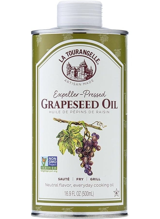 La Tourangelle, Expeller-Pressed Grapeseed Oil, 16.9 fl oz (500 ml)