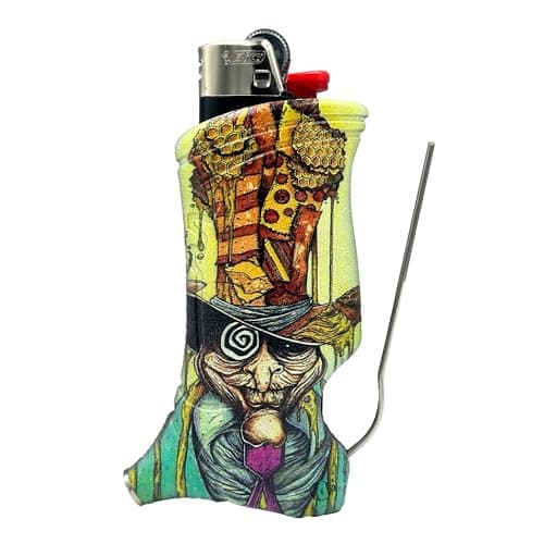 Toker Poker - Bic Lighter Case Multi Tool, Alice Collection - All Inclusive Tool for Camping and Other (HoneyHatter)