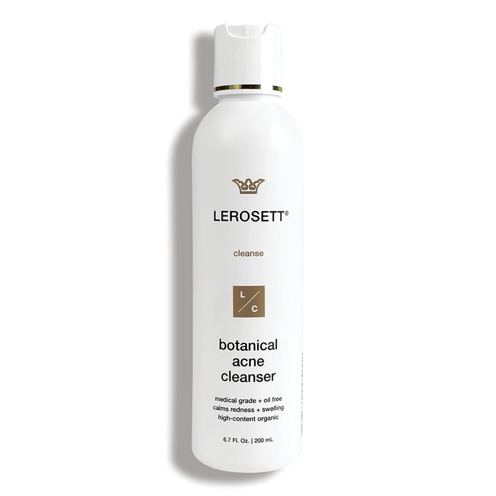 Gunilla Of Sweden LEROSETT Botanical Acne Cleanser Foaming Gel Face Wash for Acne Prone Skin Vegan Blackheads Oily Skin 60 Calming Aloe 2 Salicylic Acid All Skin Types 67oz 60Day