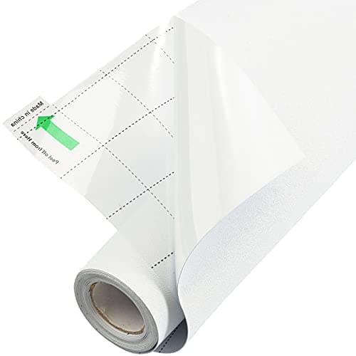 FEOMOS White Total Blackout Window Film, Static Cling Blackout Window Clings, 100% Light Blocking Film, Room Darkening Window Cover for Privacy Day Sleep Sun Blocking 17.3x78.7 inches