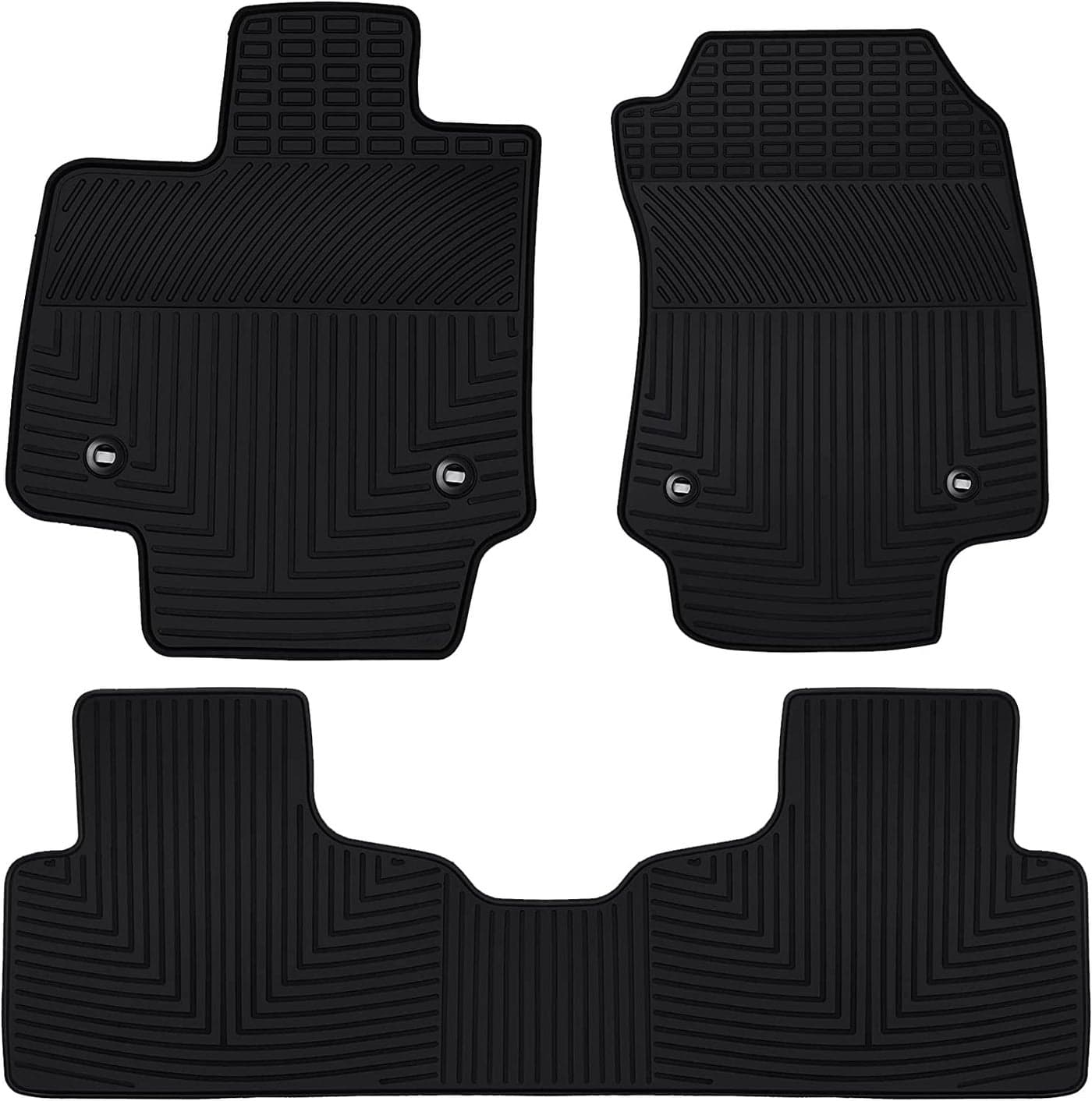 Matericuo Car Floor Mats Custom Fit for Lexus NX250 NX350 NX350h NX450h 2022 2023 2024 2025 Black Rubber Auto Liner Mats All Weather Protection Heavy Duty Odorless