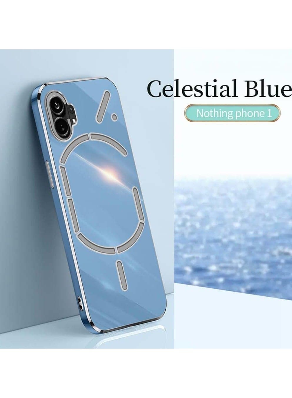 Nothing phone 1 case, Ultra Thin Premium TPU Bumper Shockproof Soft Cover Electroplating Phnom Penh Design Silicone Skin Slim Case