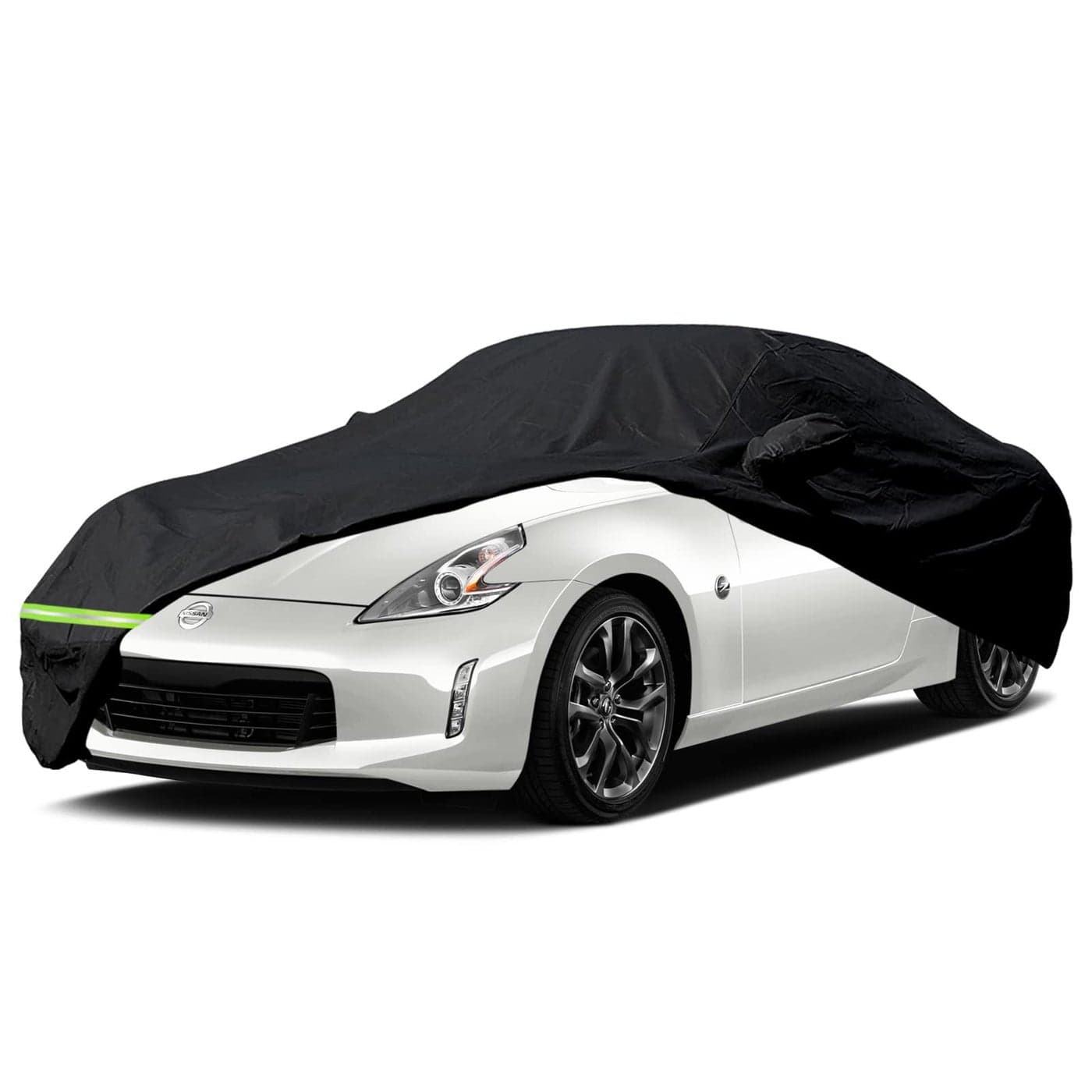 YIXIN Waterproof Car Covers for 20092022 Nissan 370Z 370Z Nismo Car Cover 190T Covers Customer Fit 100 Waterproof Windproof Strap Double Door Zipper Up to 174 L