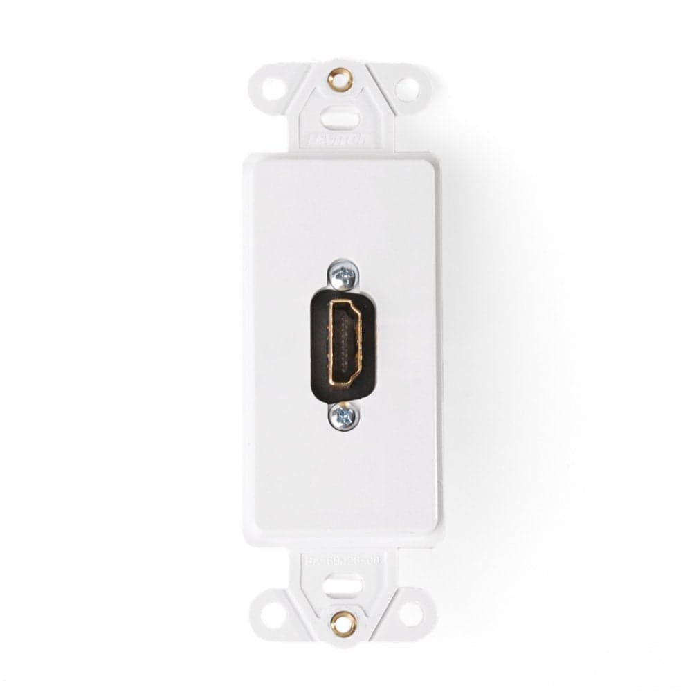 Leviton Decora Insert HDMI Feedthrough 41647W White