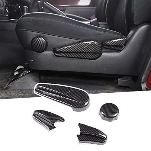 LLKUANG Car ABS Seat Adjustment Switch Control Button Cover Trim Fit for Toyota FJ Cruiser 20072021 Car Interior Accessories4pcs